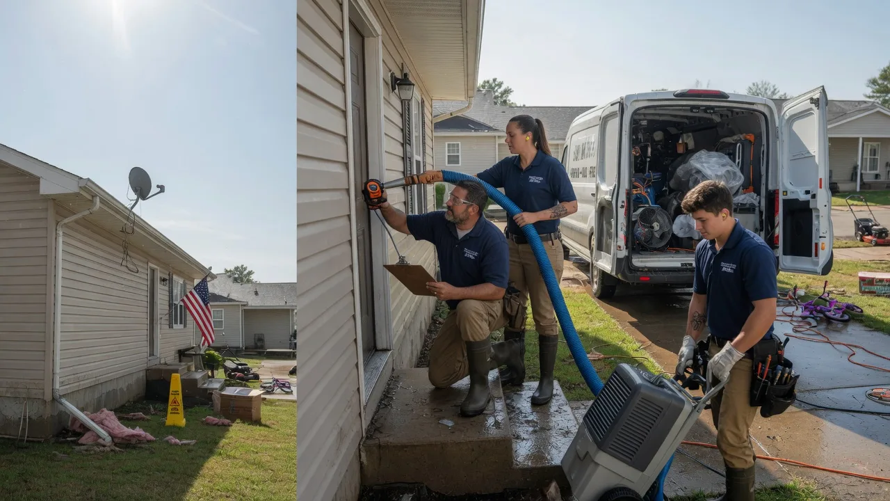 Ceiling Water Damage Restoration in Sandyville, WV near me